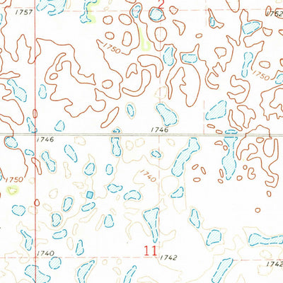 United States Geological Survey Mylo, ND (1971, 24000-Scale) digital map