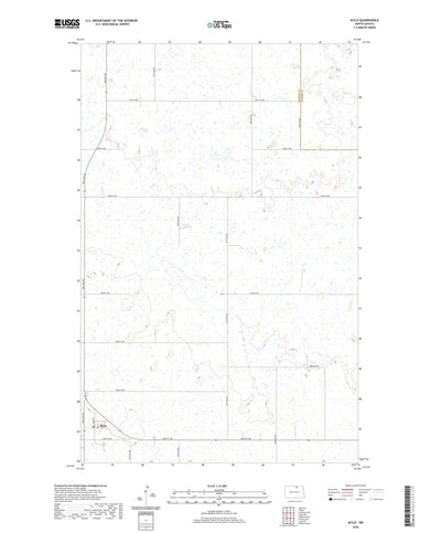 United States Geological Survey Mylo, ND (2020, 24000-Scale) digital map