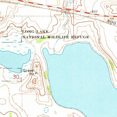 United States Geological Survey Mylo NW, ND (1971, 24000-Scale) digital map