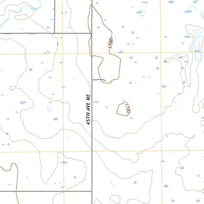 United States Geological Survey Mylo NW, ND (2020, 24000-Scale) digital map