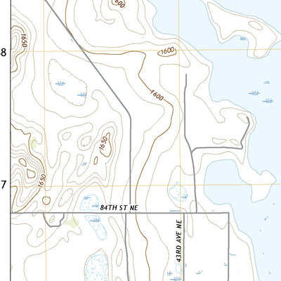 United States Geological Survey Mylo NW, ND (2020, 24000-Scale) digital map