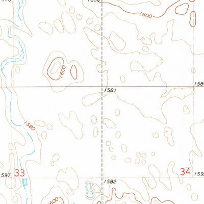 United States Geological Survey Mylo SE, ND (1971, 24000-Scale) digital map