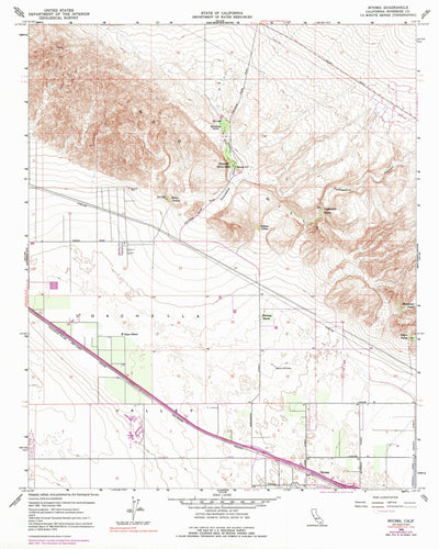 United States Geological Survey Myoma, CA (1958, 24000-Scale) digital map