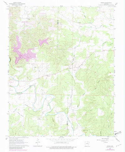 United States Geological Survey Myron, AR (1962, 24000-Scale) digital map