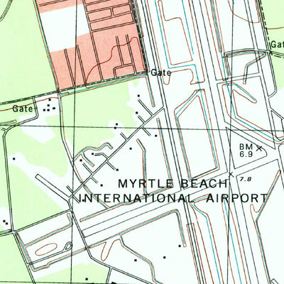 United States Geological Survey Myrtle Beach, SC (1994, 24000-Scale) digital map