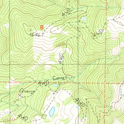 United States Geological Survey Myrtle Creek, OR (1987, 24000-Scale) digital map