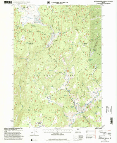 United States Geological Survey Myrtle Park Meadows, OR (1999, 24000-Scale) digital map