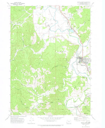 United States Geological Survey Myrtle Point, OR (1971, 24000-Scale) digital map