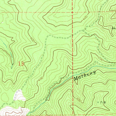 United States Geological Survey Myrtle Point, OR (1971, 24000-Scale) digital map