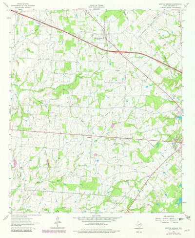 United States Geological Survey Myrtle Springs, TX (1962, 24000-Scale) digital map