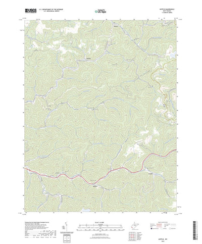 United States Geological Survey Myrtle, WV (2023, 24000-Scale) digital map
