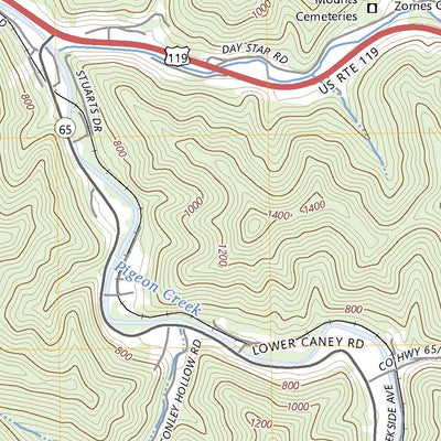 United States Geological Survey Myrtle, WV (2023, 24000-Scale) digital map