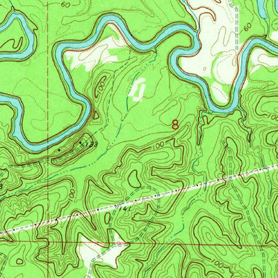 United States Geological Survey Myrtlewood North, AL (1970, 24000-Scale) digital map
