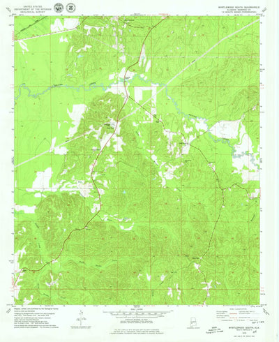 United States Geological Survey Myrtlewood South, AL (1978, 24000-Scale) digital map