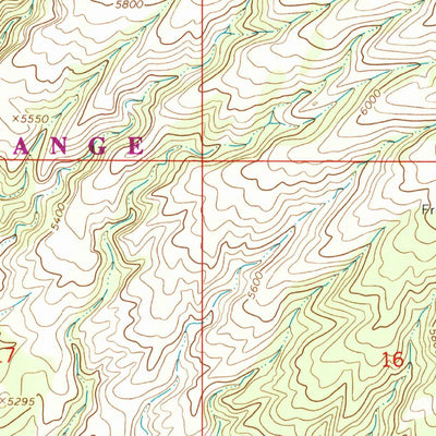 United States Geological Survey Mystery Cave, MT-WY (1964, 24000-Scale) digital map