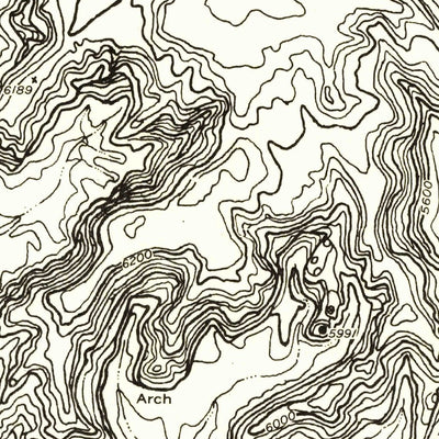 United States Geological Survey Mystery Valley, AZ-UT (1952, 24000-Scale) digital map