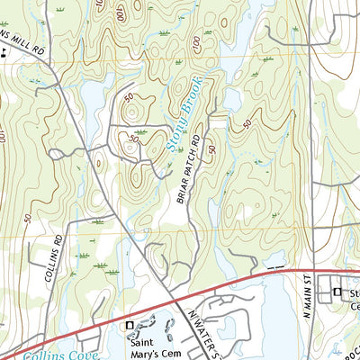 United States Geological Survey Mystic, CT (2021, 24000-Scale) digital map