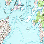 United States Geological Survey Mystic, CT-NY-RI (1958, 24000-Scale) digital map