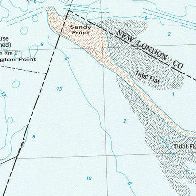 United States Geological Survey Mystic, CT-NY-RI (1984, 24000-Scale) digital map