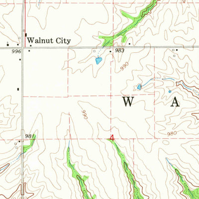 United States Geological Survey Mystic, IA (1966, 24000-Scale) digital map