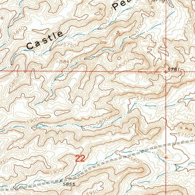 United States Geological Survey Myton SE, UT (1964, 24000-Scale) digital map