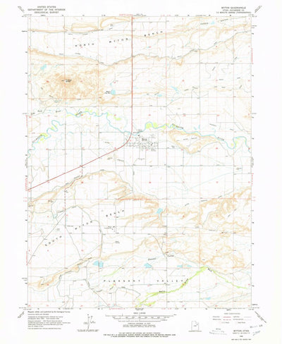 United States Geological Survey Myton, UT (1964, 24000-Scale) digital map