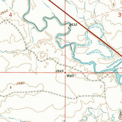 United States Geological Survey N Bar Coulee, MT (1969, 24000-Scale) digital map