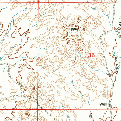 United States Geological Survey N Bar Coulee, MT (1969, 24000-Scale) digital map