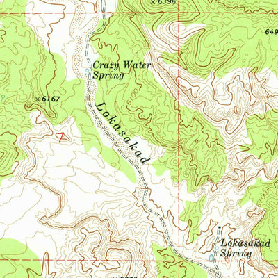 United States Geological Survey Na Ah Tee Canyon, AZ (1973, 24000-Scale) digital map