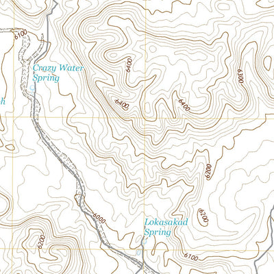 United States Geological Survey Na Ah Tee Canyon, AZ (2021, 24000-Scale) digital map