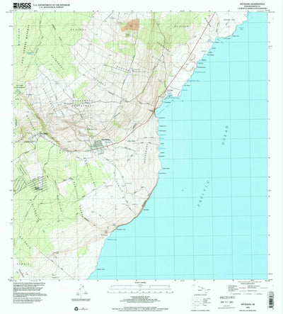 United States Geological Survey Naalehu, HI (1995, 24000-Scale) digital map