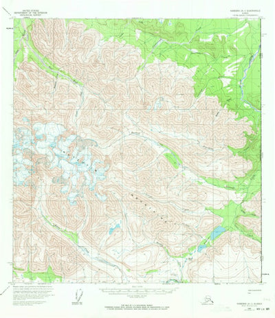 United States Geological Survey Nabesna A-1, AK (1959, 63360-Scale) digital map