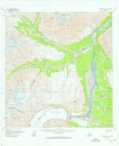 United States Geological Survey Nabesna A-3, AK (1960, 63360-Scale) digital map