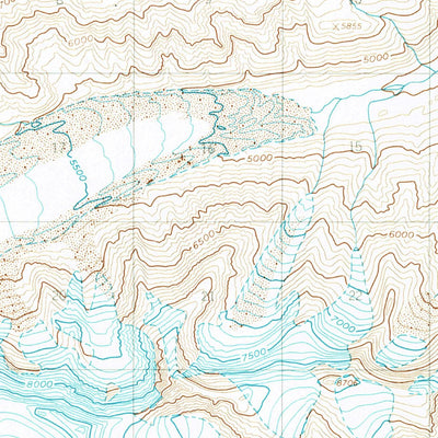 United States Geological Survey Nabesna A-5, AK (1959, 63360-Scale) digital map