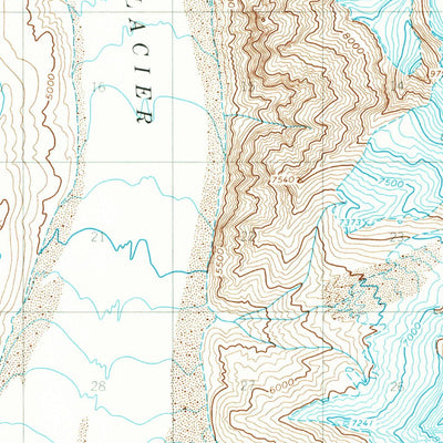 United States Geological Survey Nabesna A-6, AK (1959, 63360-Scale) digital map