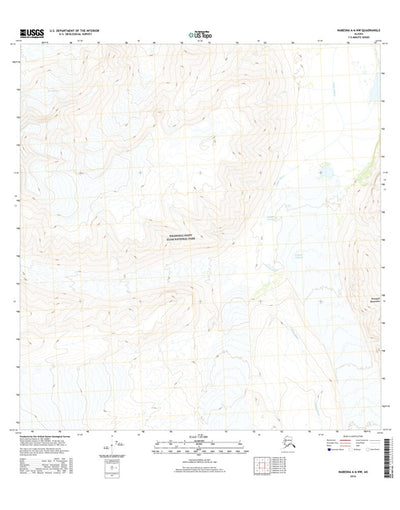 United States Geological Survey Nabesna A-6 NW, AK (2016, 25000-Scale) digital map