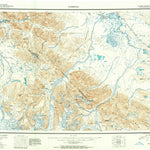 United States Geological Survey Nabesna, AK (1950, 250000-Scale) digital map