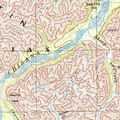 United States Geological Survey Nabesna, AK (1960, 250000-Scale) digital map