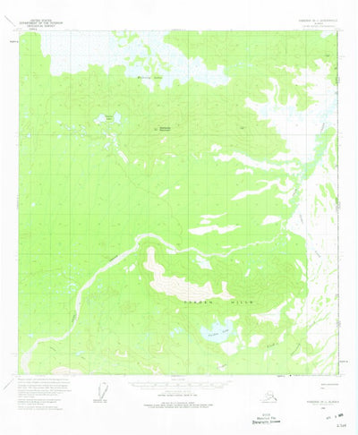 United States Geological Survey Nabesna B-1, AK (1960, 63360-Scale) digital map