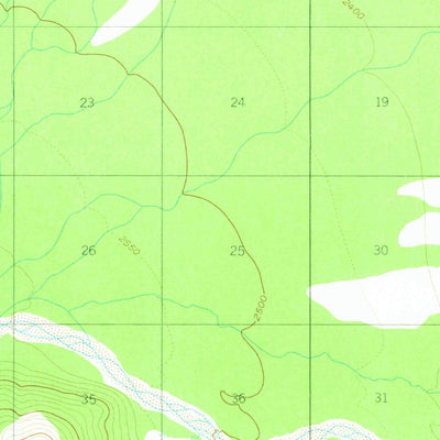 United States Geological Survey Nabesna B-1, AK (1960, 63360-Scale) digital map