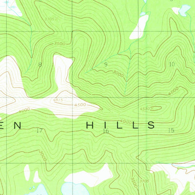 United States Geological Survey Nabesna B-1, AK (1960, 63360-Scale) digital map