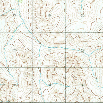 United States Geological Survey Nabesna B-5, AK (1960, 63360-Scale) digital map