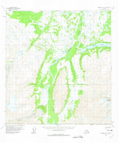 United States Geological Survey Nabesna B-6, AK (1960, 63360-Scale) digital map