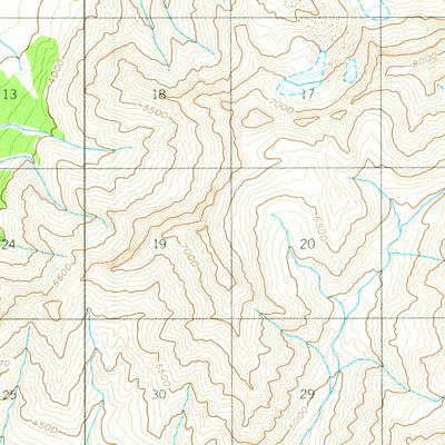 United States Geological Survey Nabesna B-6, AK (1960, 63360-Scale) digital map