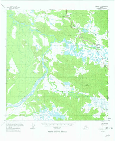 United States Geological Survey Nabesna C-1, AK (1955, 63360-Scale) digital map
