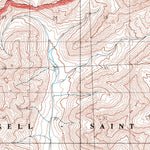 United States Geological Survey Nabesna C-5, AK (1957, 63360-Scale) digital map
