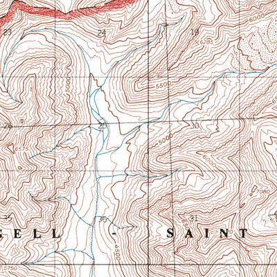 United States Geological Survey Nabesna C-5, AK (1957, 63360-Scale) digital map