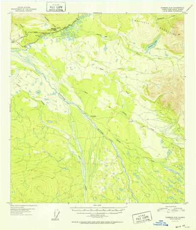 United States Geological Survey Nabesna C-6, AK (1952, 63360-Scale) digital map