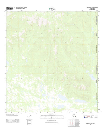 United States Geological Survey Nabesna D-1 NE, AK (2013, 25000-Scale) digital map