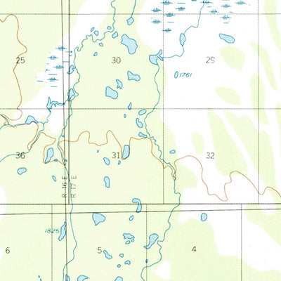United States Geological Survey Nabesna D-3, AK (1954, 63360-Scale) digital map